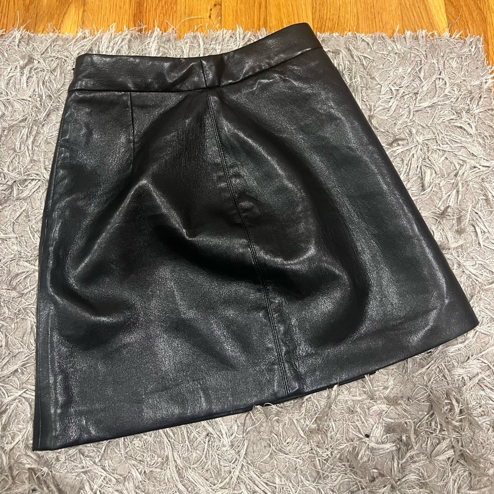 ARITIZA 00 WILFRED MINI LEATHER SKIRT